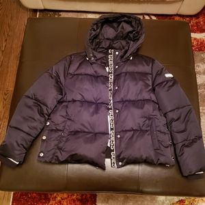 Guess Bomber Hooded Puffer Jacket